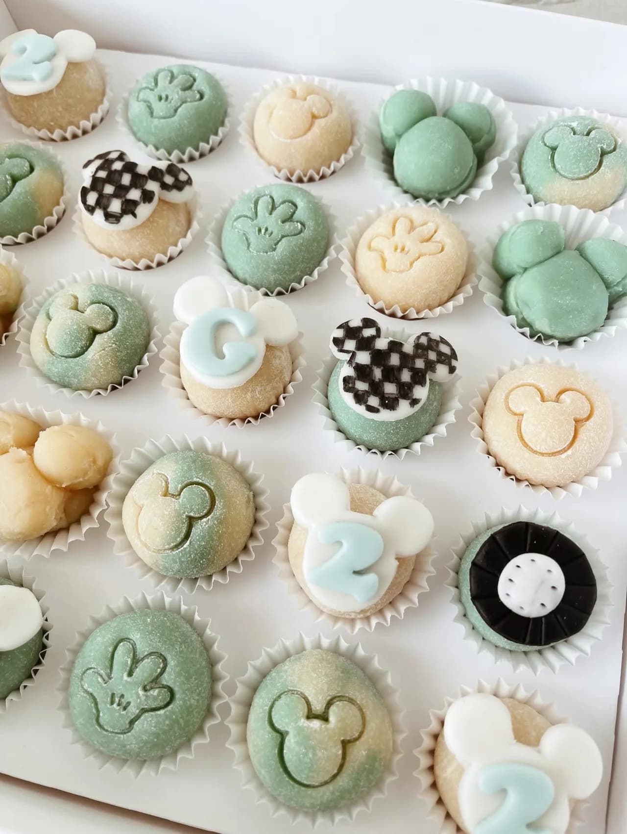 Brigadeiros Mickey (close-up)