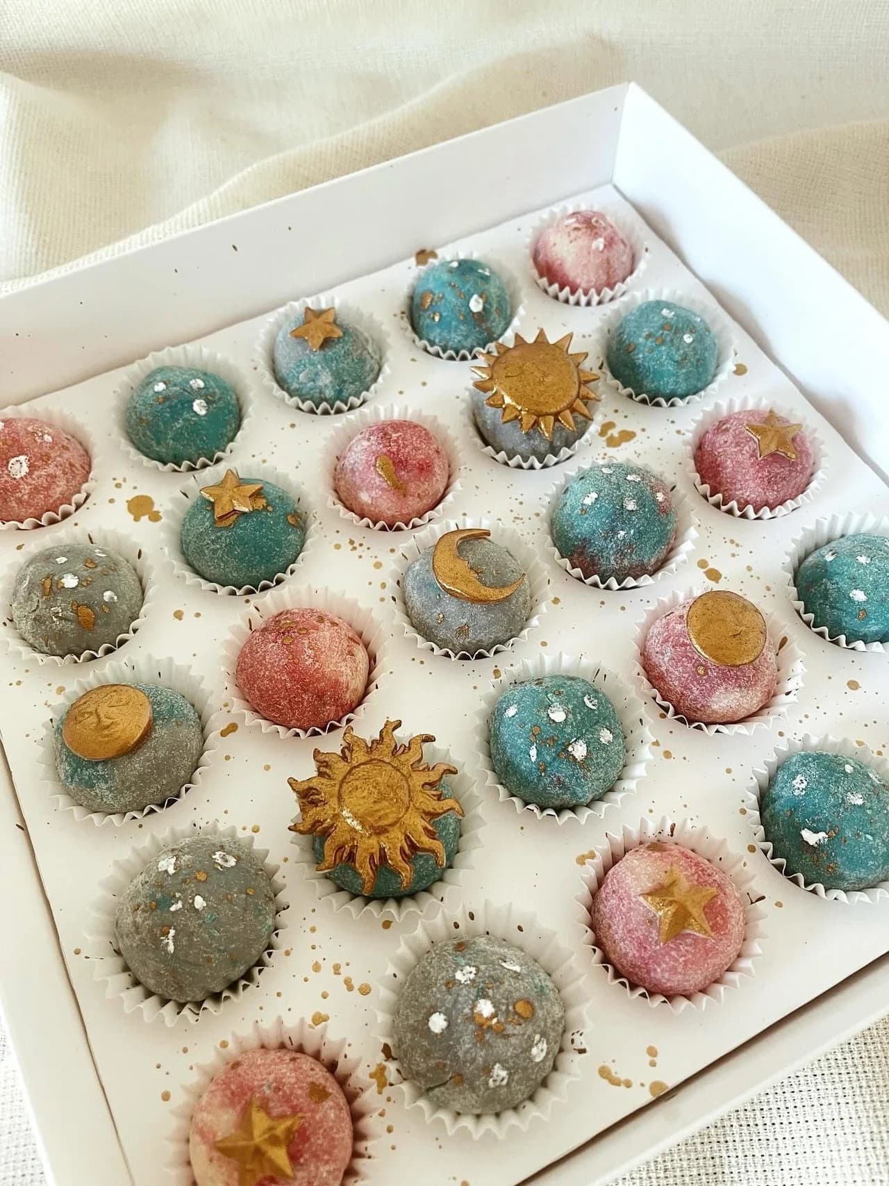 Brigadeiros sol e lua